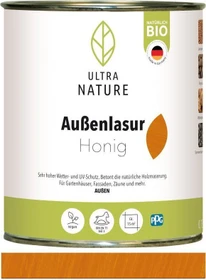 Ultra Nature Außen-Lasur honig, 750ml