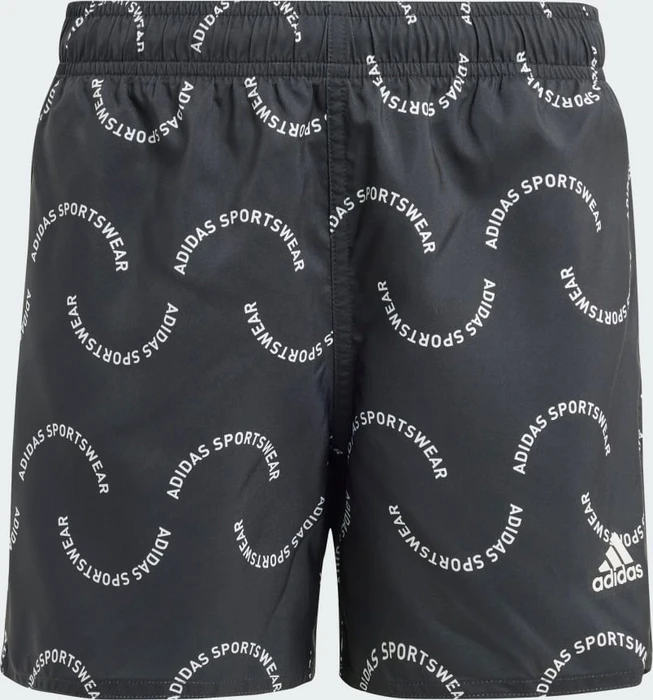 adidas Sportswear Wave Print CLX Badeshorts black/off white (Junior)