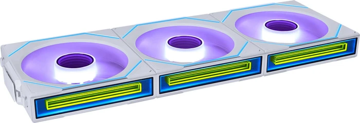 Lian Li Uni Fan SL-Infinity SL-INF120 ARGB Wireless Reverse Blade, weiß, LED-Steuerung, 120mm, 3er-Pack