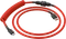 Glorious Coiled Cable USB-C auf USB-A, Tastaturkabel (Spiral-Textilkabel), 1.37m, Crimson Red Vorschaubild