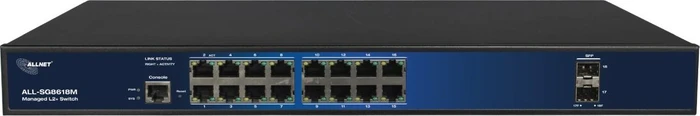 Allnet SG86 Rackmount Gigabit Managed Switch, 16x RJ-45, 2x SFP