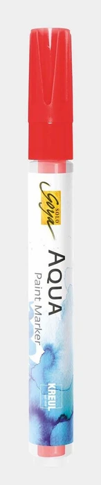 Kreul Solo Goya Aqua Paint Marker brush karmin