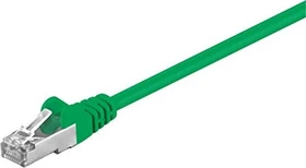 goobay Patchkabel, Cat5e, F/UTP, RJ-45/RJ-45, 10m, grün