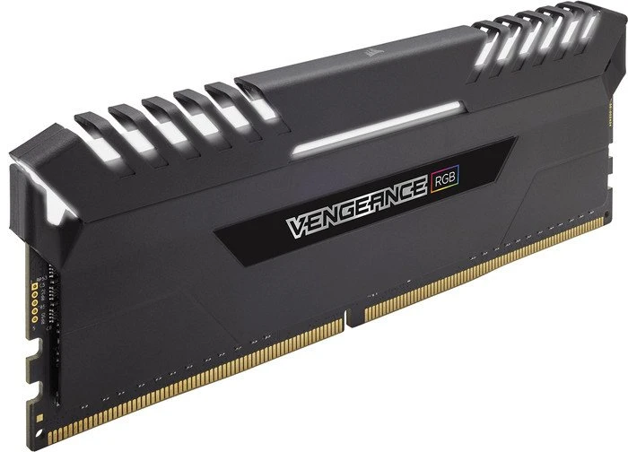 Corsair Vengeance RGB schwarz UDIMM 64GB Kit, DDR4-3200, CL16-18-18-36