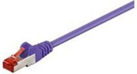 MicroConnect Patchkabel, Cat6, F/UTP, RJ-45/RJ-45, 1m, violett