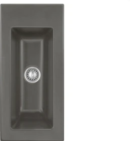 systemceram Mera 24 Einbau Becken mittig lava