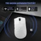 Yunzii M2 Dual 8K Custom Wireless Gaming Maus, weiß, USB/Bluetooth Vorschaubild