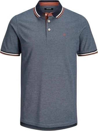 Jack & Jones Paulos Poloshirt kurzarm denim blue (Herren)