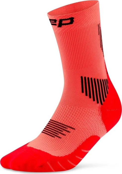 CEP Core Run Mid Laufsocken neon coral (Herren)