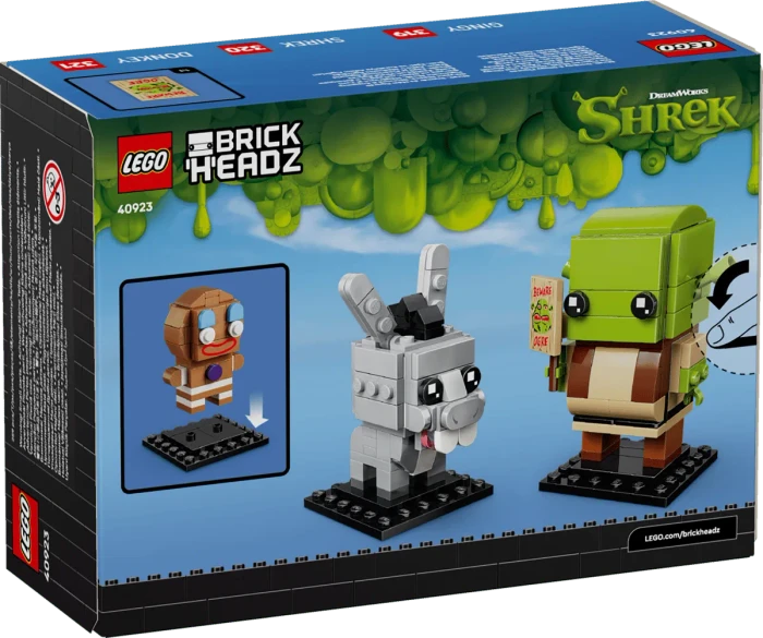 LEGO BrickHeadz - Shrek, Donkey und Gingy