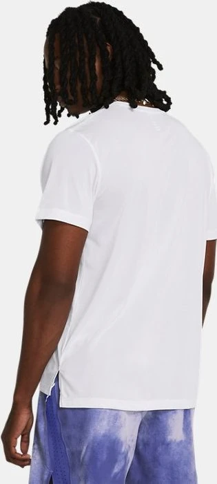 Under Armour Launch Funktionsshirt kurzarm white/reflective (Herren)