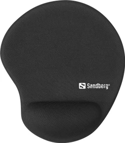 Sandberg Gel Mousepad Wrist Rest, Mauspad mit Handgelenkauflage, bulk, schwarz (820-98)