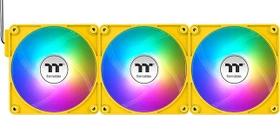 Thermaltake CT140 EX ARGB Sync Bumblebee, gelb/weiß, 140mm, 3er-Pack