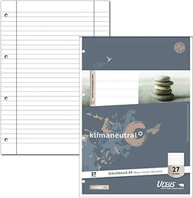 Ursus Schulblock, A4, Lineatur 27, 50 Blatt