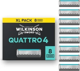Wilkinson Sword Quattro Rasierklinge, 8 Stück