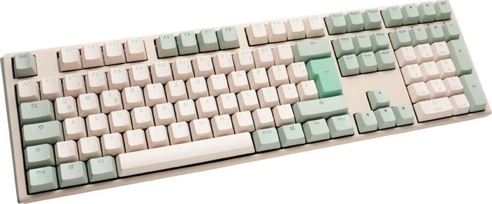 Ducky One 3 PBT, Matcha, grün/weiß, MX RED, USB, DE