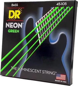 DR Strings Neon Green Bass Medium