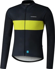 Shimano Vertex Printed Trikot langarm navy (Herren)