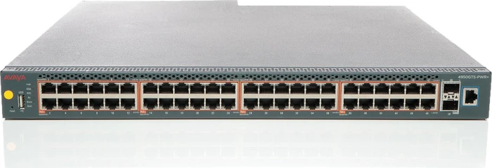 Extreme Networks ExtremeSwitching ERS 4900 Rackmount Gigabit Managed Stacking Switch, 48x RJ-45, 2x SFP+, 750W PoE+