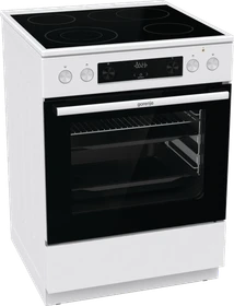 Gorenje GECS6C70WPA Elektroherd mit Glaskeramik-Kochfeld