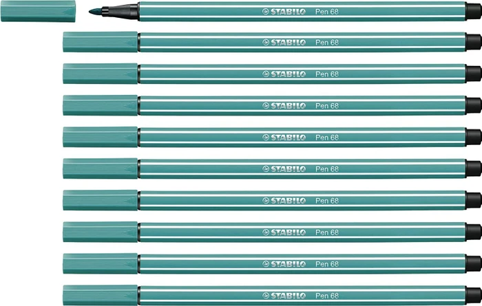 STABILO Pen 68 türkisblau, 10er-Pack