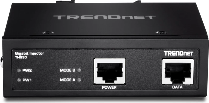 TRENDnet Industrial Railmount Gigabit PoE-Injektor, 2x RJ-45, 30W PoE+