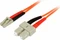 StarTech LWL Duplex Kabel, OM2, 2x LC Stecker/2x SC Stecker, 2m, orange Vorschaubild