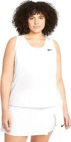 Nike Court Victory Funktionsshirt ärmellos weiß/schwarz (Damen)
