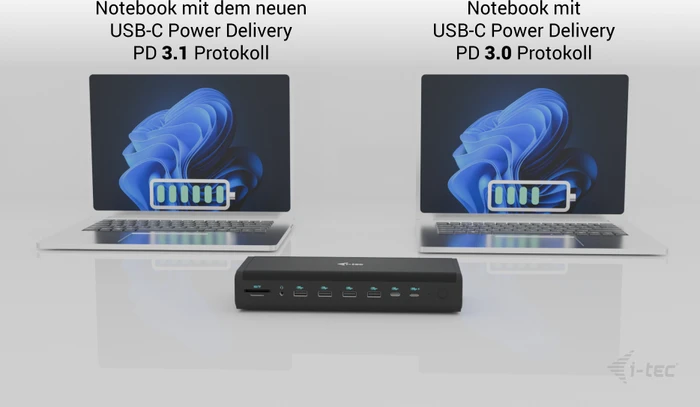 i-tec Universal 6x 4K/60Hz Display Docking Station + Power Delivery 140W, USB-C 3.1 [Buchse]