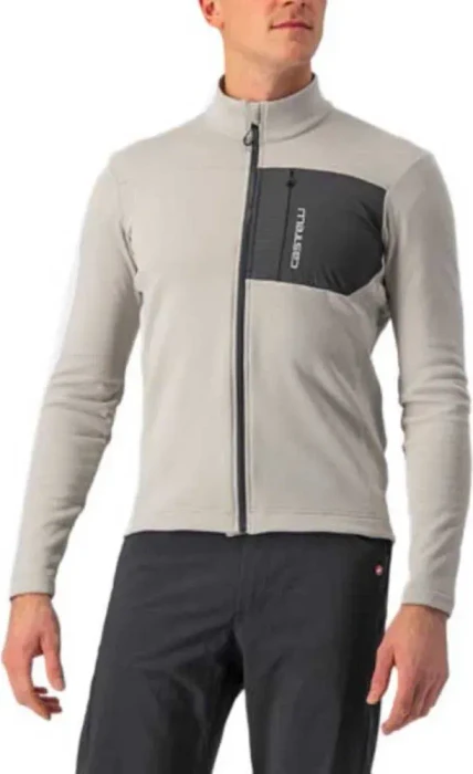 Castelli Unlimited Trail Trikot langarm travertine gray/dark gray (Herren)