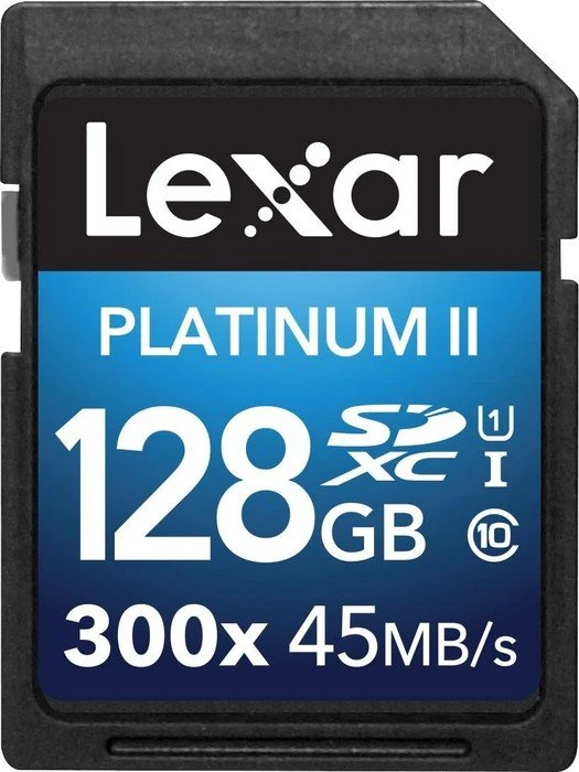 Lexar Platinum II 300x R45/W20 128GB, UHS-I, Class 10