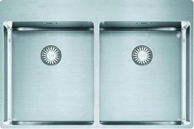 Franke Box BXX 220-36-36 A flächenbündig Doppelspüle edelstahl