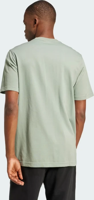 adidas Trefoil Essentials T-Shirt kurzarm silver green (Herren)