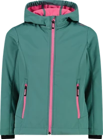 CMP Softshell Melange Fix Hood Funktionsjacke agave (Junior)