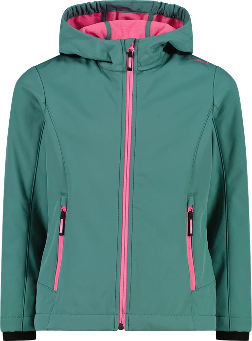 CMP Softshell Melange Fix Hood Funktionsjacke agave (Junior)