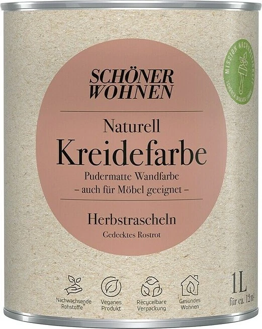 Schöner Wohnen Naturell Kreidefarbe innen naturell herbstrascheln, 1l