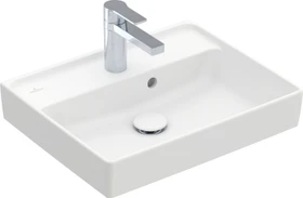 Villeroy & Boch Collaro Handwaschbecken 50x40x15cm, mit Überlauf, stone white ceramicplus