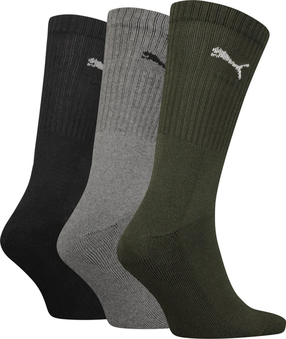 Puma Crew Socken green combo, 3 Paare (Herren)
