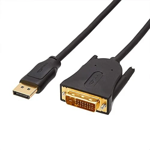 AmazonBasics DisplayPort/DVI-D Adapterkabel, schwarz, 1.8m, 10er-Pack