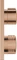 Grohe Allure Unterputz-Thermostat mit 1 Absperrventil warm sunset Vorschaubild