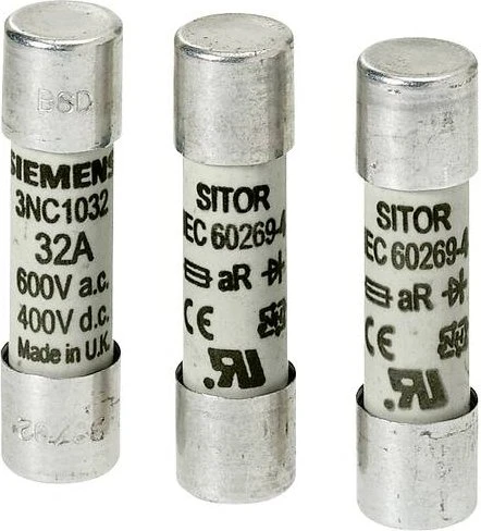 Siemens Zylindersicherungseinsatz 25A 600V