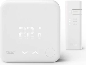 tado Smart Thermostat Starter Kit V3+ kabelgebunden weiß, Bridge und 1x Thermostat
