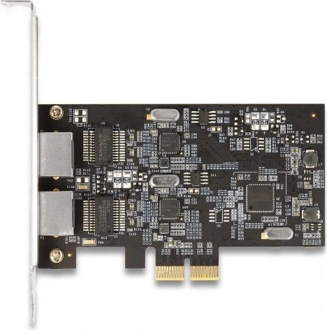 DeLOCK 2.5G LAN-Adapter, 2x RJ-45, PCIe 2.1 x2