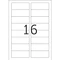 Herma Etiketten Premium, 88.9x33.8mm, weiß, matt, 100 Blatt (1600 Etiketten) Vorschaubild