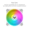 ASUS TUF Gaming TF120 ARGB White Edition, 120mm Vorschaubild