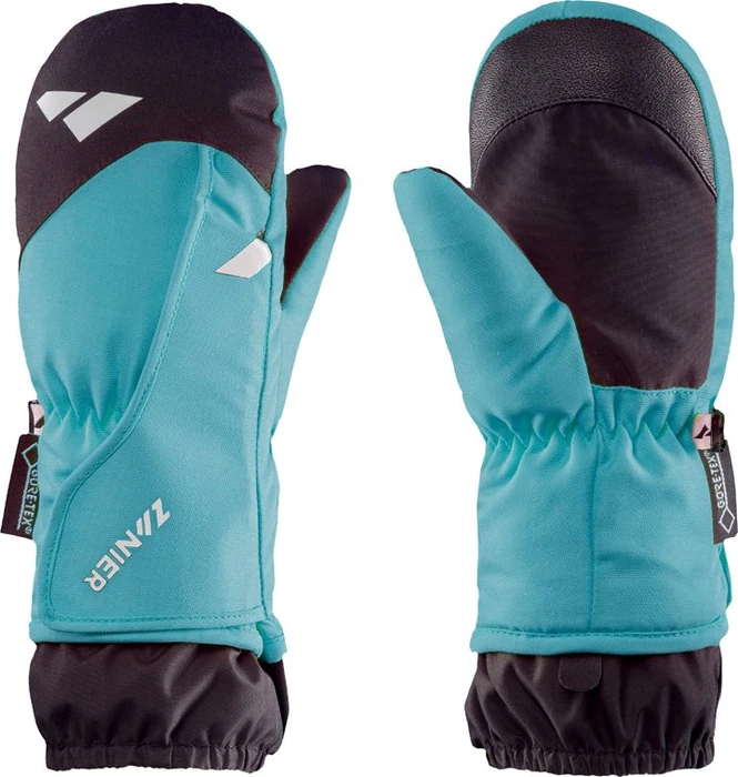 Zanier Kids.gtx Skihandschuhe türkis/schwarz (Junior)