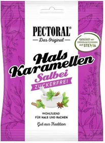 Pectoral Salbei Hustenbonbons zuckerfrei, 60g