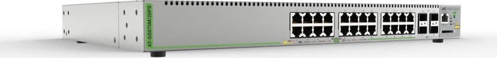 Allied Telesis CentreCOM GS970M Rackmount Gigabit Managed Switch, 24x RJ-45, 4x SFP, 370W PoE+