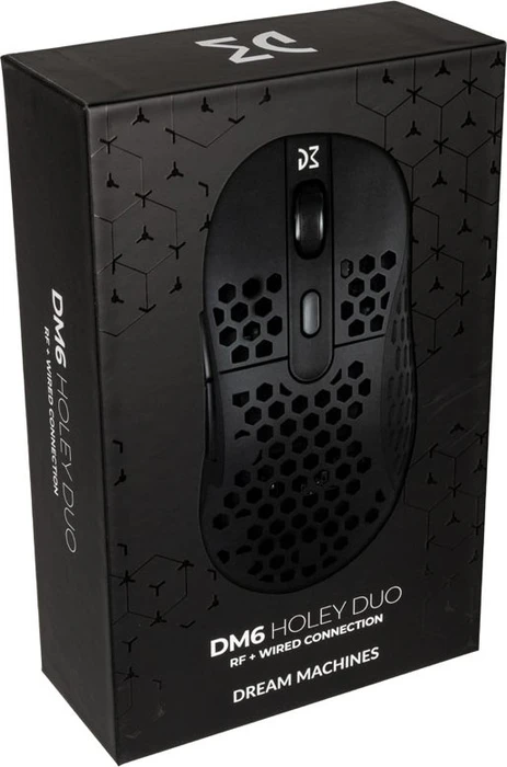 Dream Machines DM6 Holey Duo Wireless, schwarz matt, USB
