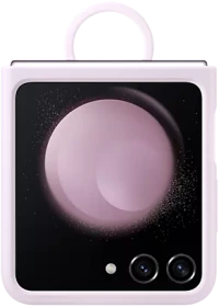 Samsung Silicone Case with Ring für Galaxy Z Flip 5 Lavender